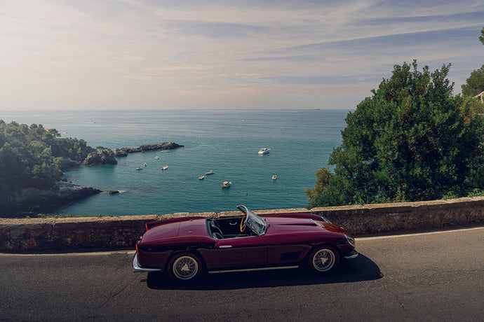 On the streets of Lerici with the Ferrari 250 GT California
