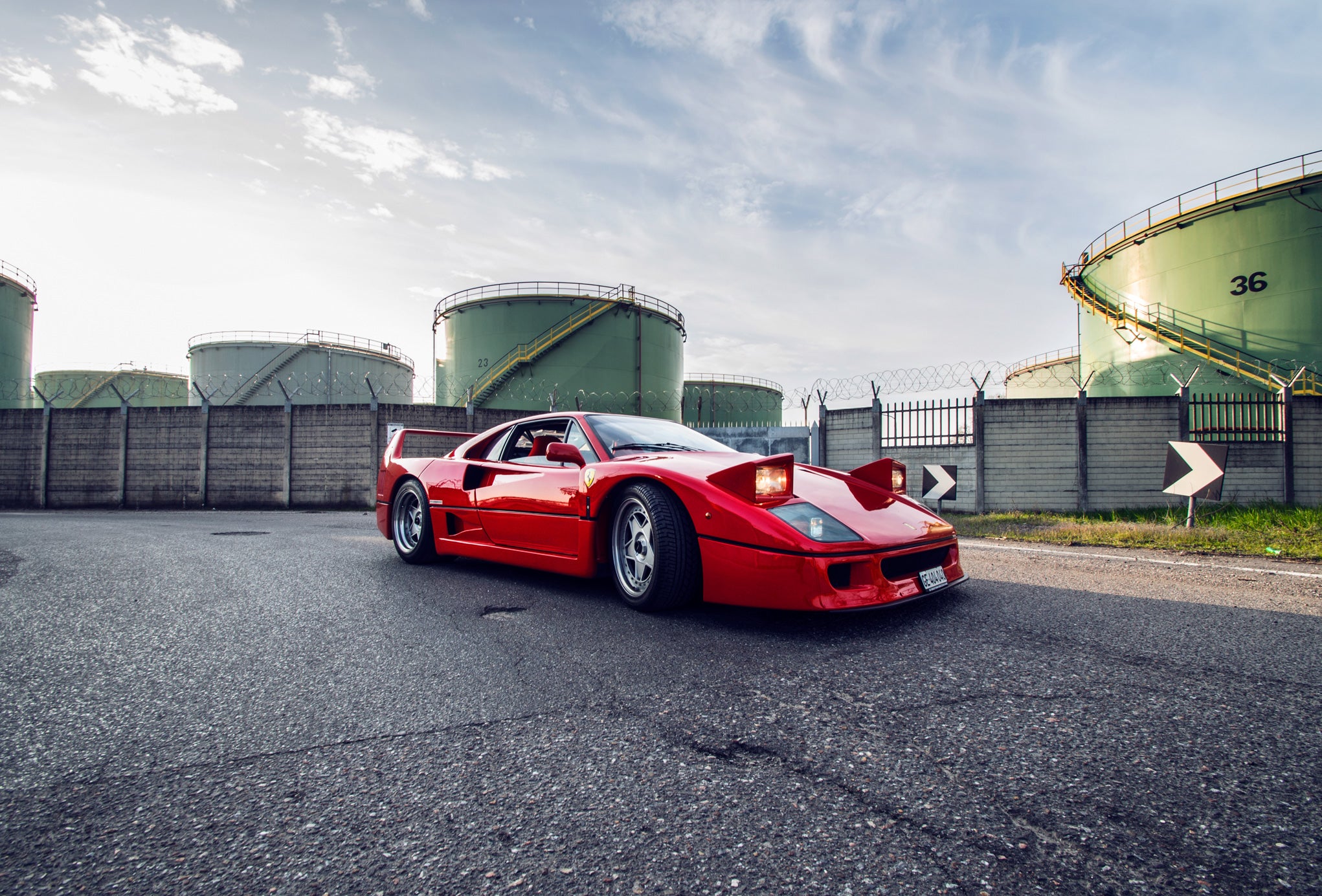 Ferrari F40 TIRE SLICK 1/8 Pocher Ferrari F40 TIRE SLICK 1/8 Pocher