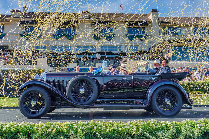 2019 Pebble Beach Concours d’Elegance®: the tie to celebrate 100 years of Bentley.