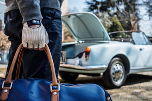 The Heritage: driving gloves with a crochet back for a classic vintage style