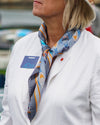THE OUTLIERMAN foulard B.A.T. – Silk Scarf + COMPLIMENTARY Twilly – 75th Pebble Beach Concours d'Elegance® 2026