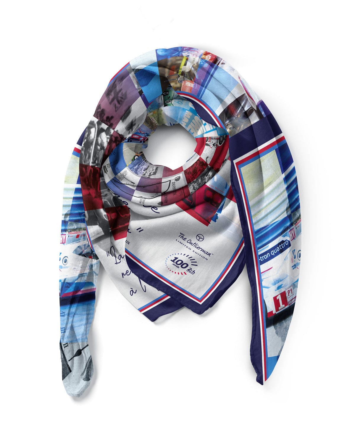 Centenary  24 Hours of Le Mans - Silk Tie - Blue/Red – THE OUTLIERMAN