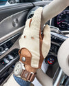 THE OUTLIERMAN gloves HERITAGE - Perforated Suede Driving Gloves - Ivory/Tan
