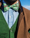 GENTLEMAN DRIVER - Silk Bow Tie - Green