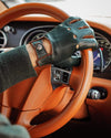 THE OUTLIERMAN gloves AUTHENTIC RACE MK2 -  Leather Driving Gloves - British Green/Cognac