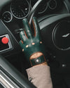 THE OUTLIERMAN gloves AUTHENTIC RACE MK2 -  Leather Driving Gloves - British Green/Cognac