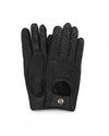 BESPOKE - Ladies Peccary Leather Driving Gloves - Black/Black