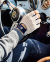 THE OUTLIERMAN gloves HERITAGE - Fingerless Stringback Driving Gloves - Blue