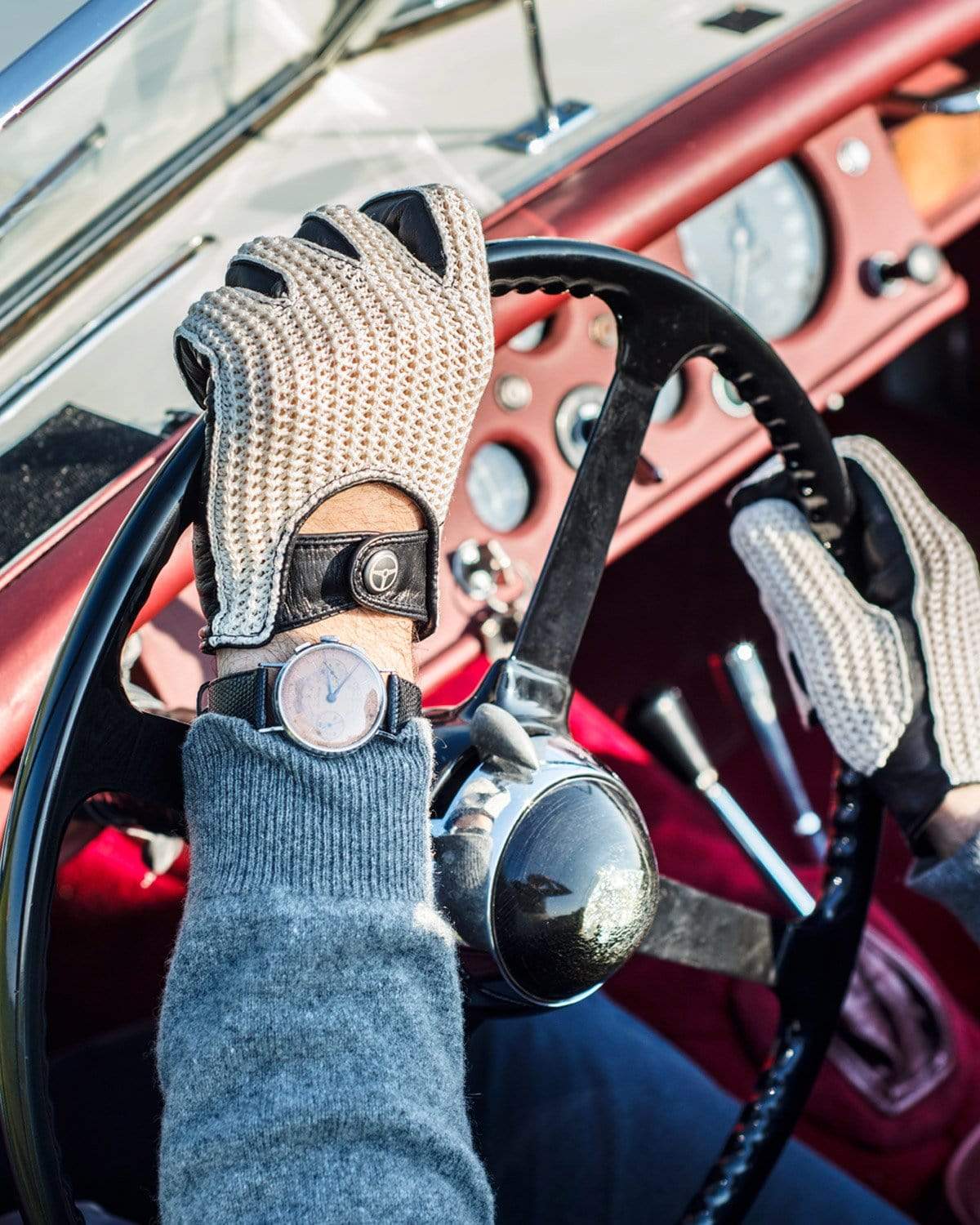 Guanti In Nappa Da UOMO Guida Sport MS23 | Fashion Accessories Handmade In Italy Store Online - Foto 8