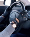TOP GEAR - Deerskin Leather Driving Gloves - All Black