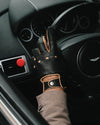 THE OUTLIERMAN gloves TOP GEAR - Deerskin Leather Driving Gloves - Black