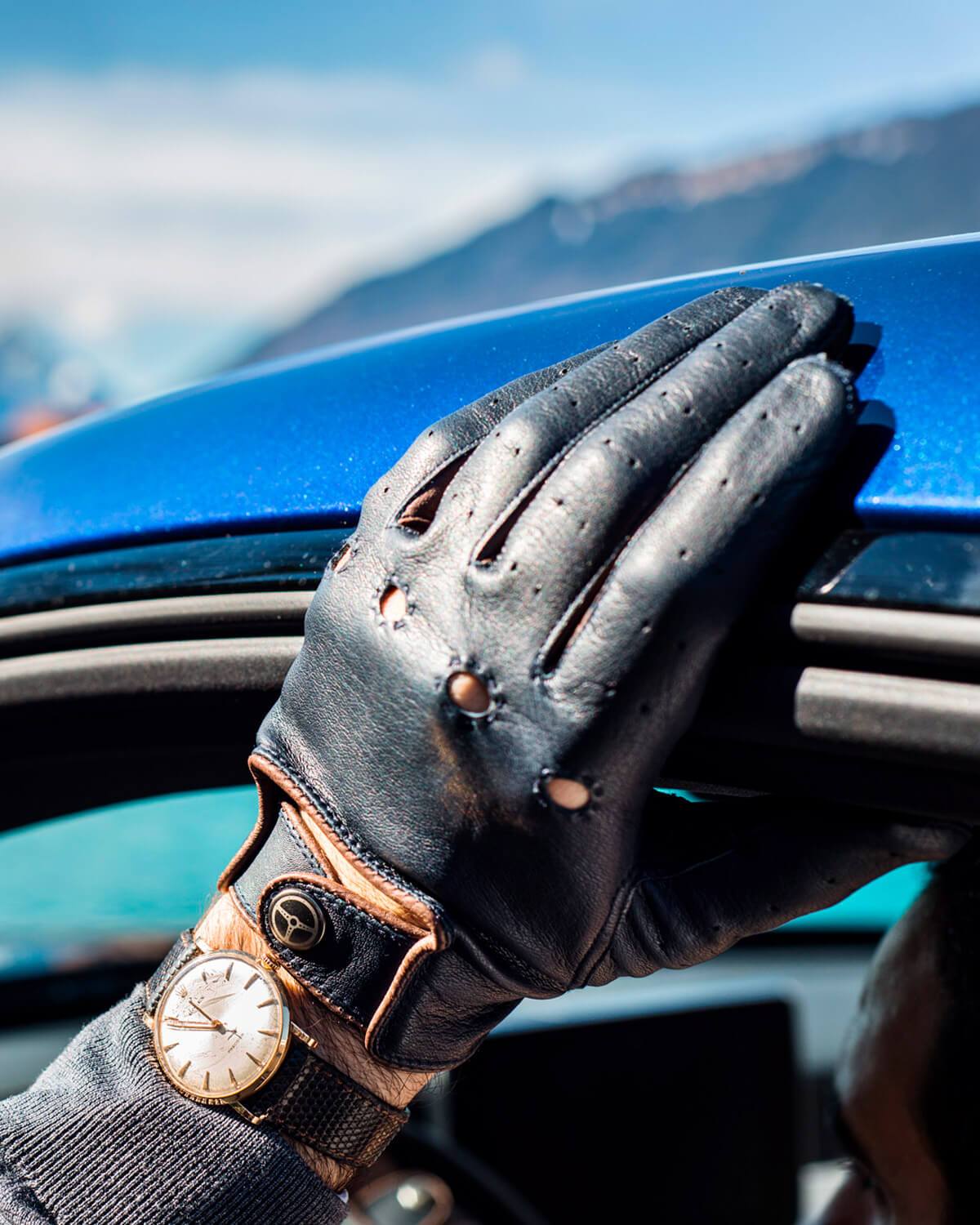 top gear login TOP GEAR - Deerskin Leather Driving Gloves