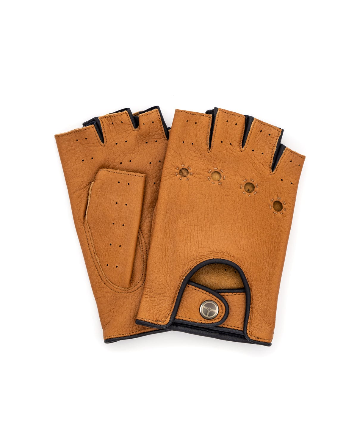 Top Gear - Fingerless Deerskin Gloves