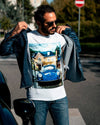 THE OUTLIERMAN t-shirt 356’S PORTRAIT -  T-shirt with silk application - Limited Edition