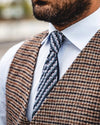 300 SL GULLWING - Silk Tie - Blue/Light Blue