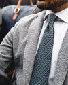 ICON - Silk Tie - Blue/Grey