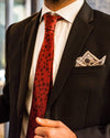 WORLD BEATER - Silk Tie - Bordeaux