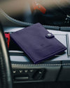 THE OUTLIERMAN wallets SLIM - Full-grain Leather Car Document Holder - Blue